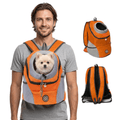 Hunde-Tragetasche Rucksack – Fronttragen, Sicherheitshaken, bis 10 kg, 5 Farben