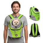 Hundetragerucksack zum Vorne-Tragen — atmungsaktiv & gepolstert, bis 10 kg