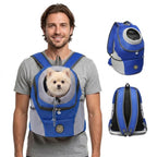 Hundetragerucksack zum Vorne-Tragen — atmungsaktiv & gepolstert, bis 10 kg