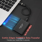 External SSD 128 GB with USB-C