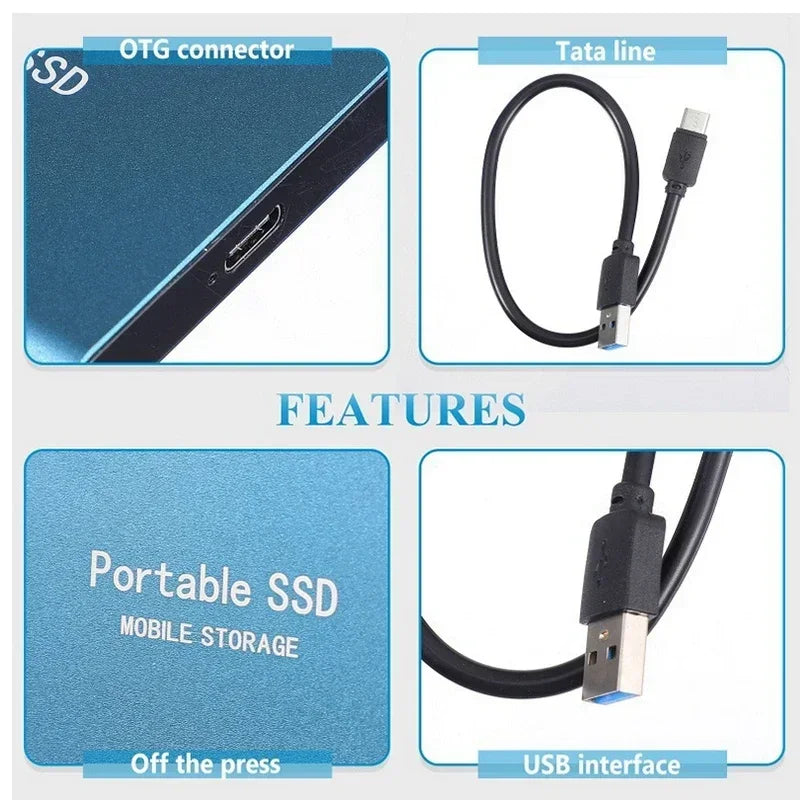 External SSD 128 GB with USB-C