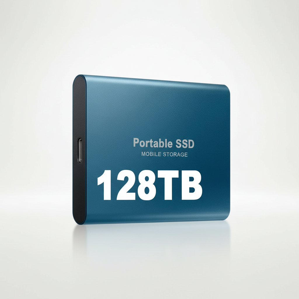External SSD 128 GB with USB-C