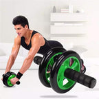 Abdominal Trainer with Double Wheel – for Intensive Full-Body Workout