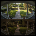 Wi-Fi surveillance camera with night vision and 120° wide angle