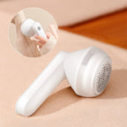 Electric rechargeable lint remover with stainless steel blade