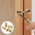 Verdeckte Scharniere Messing – Unsichtbare Zylinderscharniere - 4er-Set
