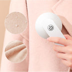 Electric rechargeable lint remover with stainless steel blade