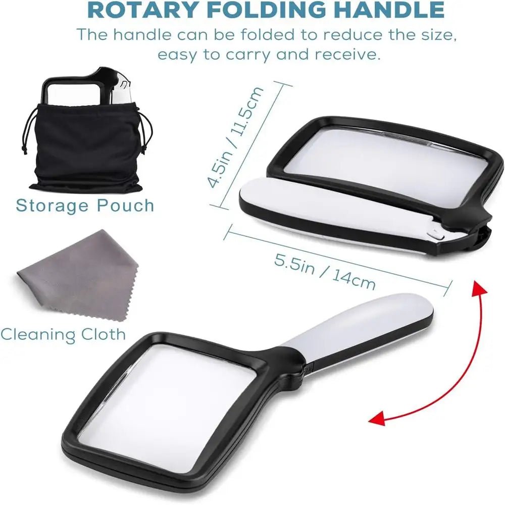 LED Hand Magnifier – Effortlessly Read Fine Print