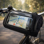Fahrradlenkertasche mit Touchscreen-Fenster