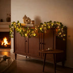 LED-Lichterkette Olivenzweig mit warmweißen Lichtern