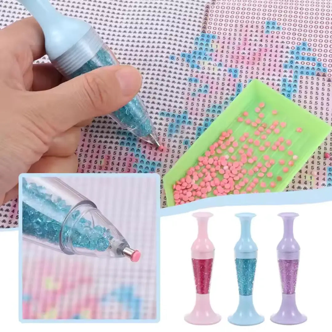 Feinspitz-Applikator mit Diamantgriff für präzises Basteln & Nageldesign Mivoza Deutschland