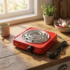 Elektrische Kochplatte 1000W ohne Gas – Kompakt und vielseitig
