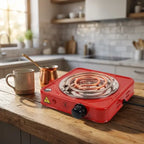 Elektrische Kochplatte 1000W ohne Gas – Kompakt und vielseitig