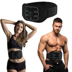 EMS abdominal belt – 6 training modes, USB rechargeable