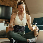 EMS abdominal belt – 6 training modes, USB rechargeable