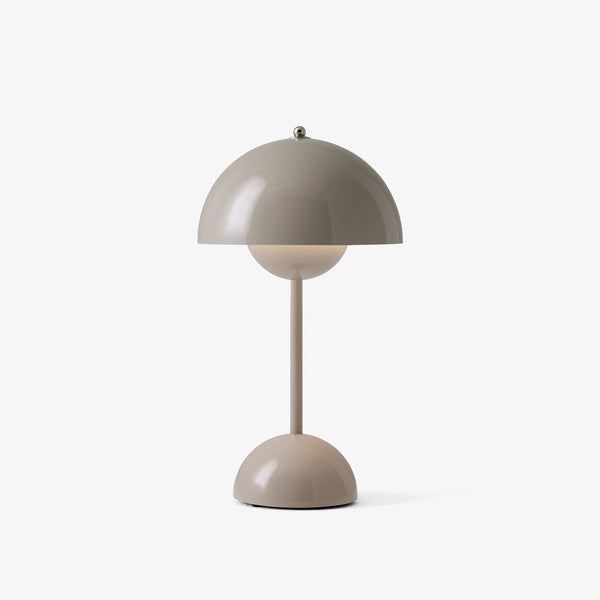 Dimmbare LED-Tischlampe mit Akku – Pilzform Design