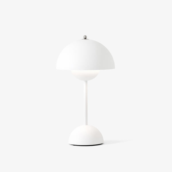 Dimmbare LED-Tischlampe mit Akku – Pilzform Design