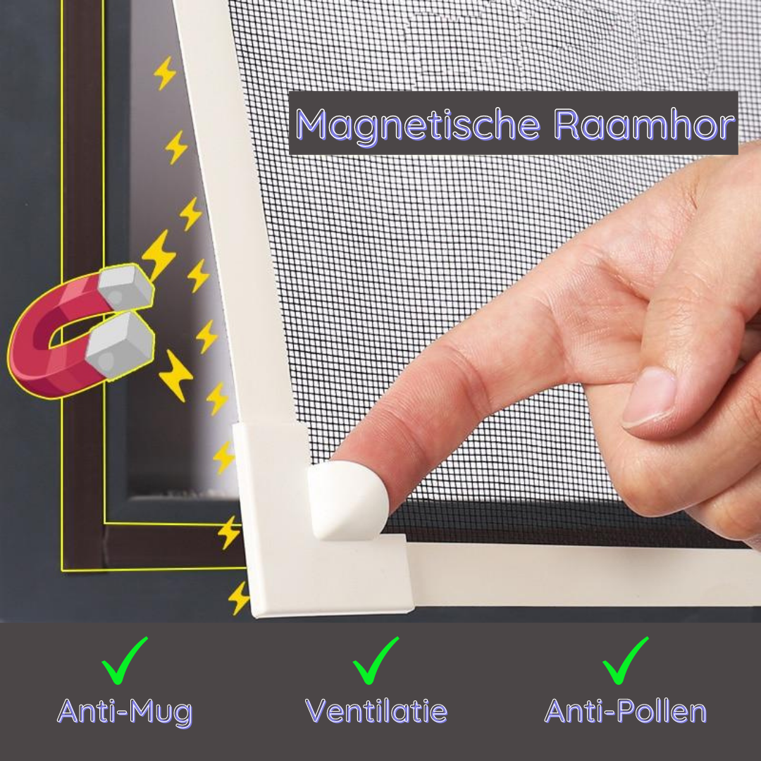 Magnetischer Fenster-Fliegengitter ohne Bohren