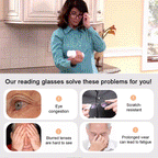 Reading glasses with blue light filter – ultra-light and comfortable