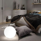 LED globe light with remote control and color change