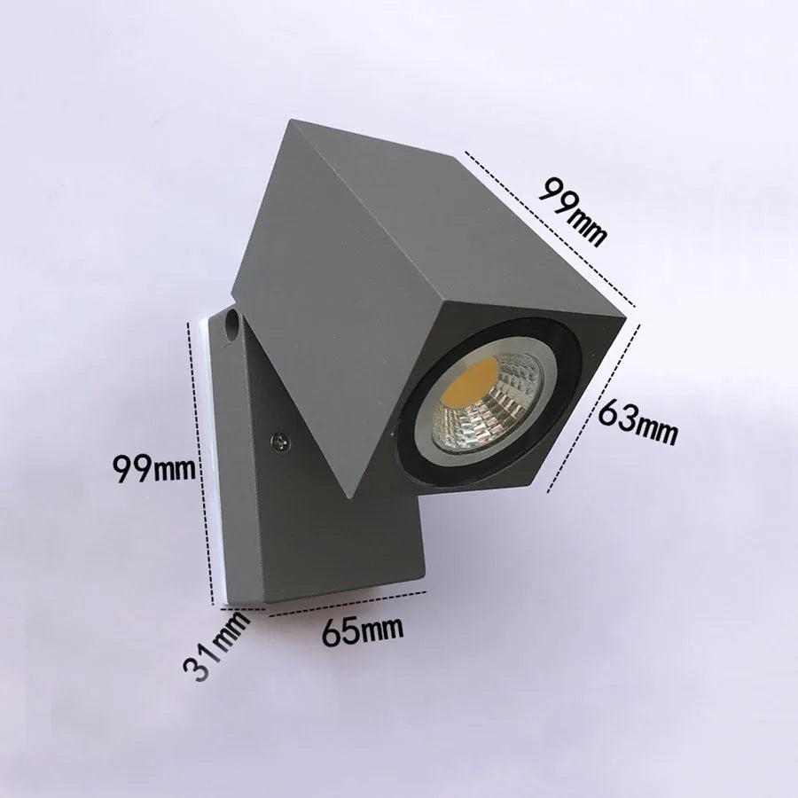 LED-Außenstrahler wasserdicht 5W – Warmweiß & Kaltweiß