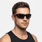 Polarized sports sunglasses with UV400 protection, lightweight and glare-free, 6 colors - for outdoor activities, cycling and the beach