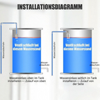 Automatic float valve – stainless steel, without electricity