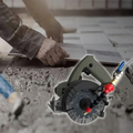 Water spray device for cutting machines – dust protection & cooling during cutting