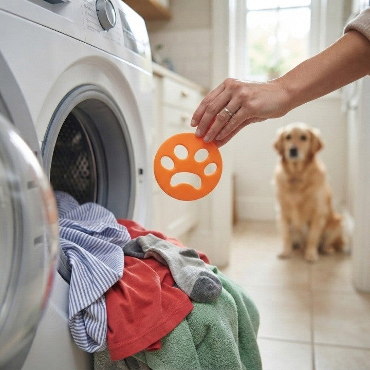 Haarentferner für Waschmaschine – Tierhaar-Silikon-Discs im 4er-Set