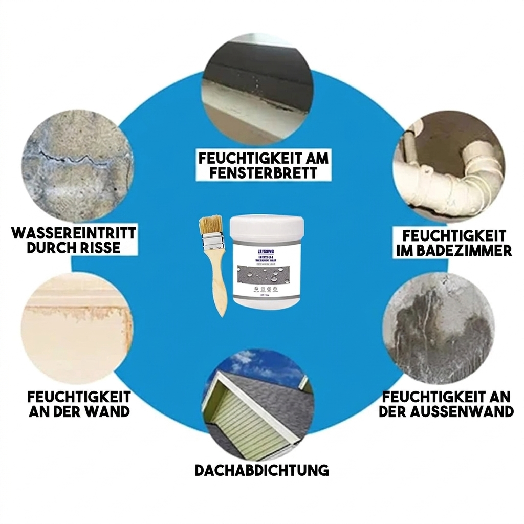 Unsichtbare Wasserabdichtung – Schutz vor Feuchtigkeit & Rissen