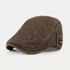 Men's Flat Cap with Mesh Ventilation – Cool & Adjustable