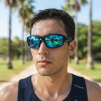 Sportsonnenbrille polarisiert mit UV400-Schutz, Unisex