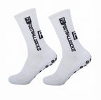 Sportsocken mit Silikon-Grip und Baumwoll-Spandex