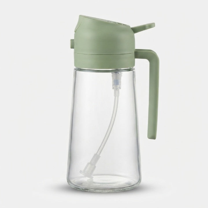 Ölsprüher Glas 2-in-1 – Sprühen & Gießen ohne Kleckern