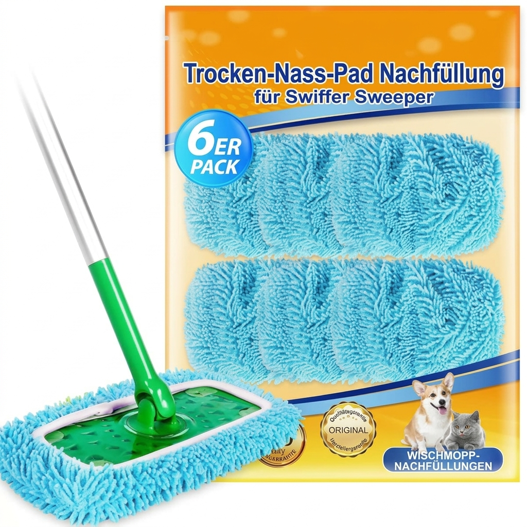 Microfiber Mop Pads Reusable for Flat Mops