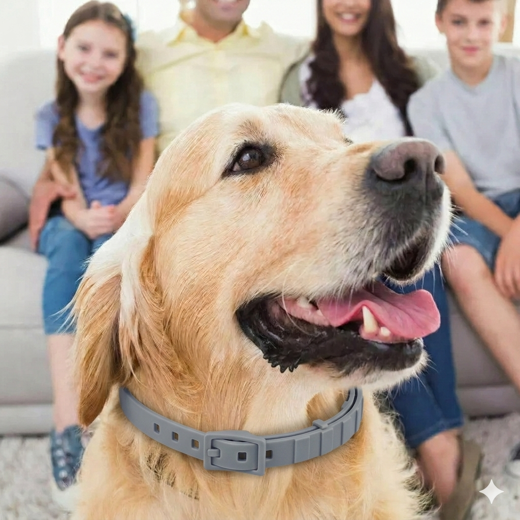 Natürliches Floh- & Zeckenhalsband Hund & Katze – 8 Monate Schutz, wasserdicht