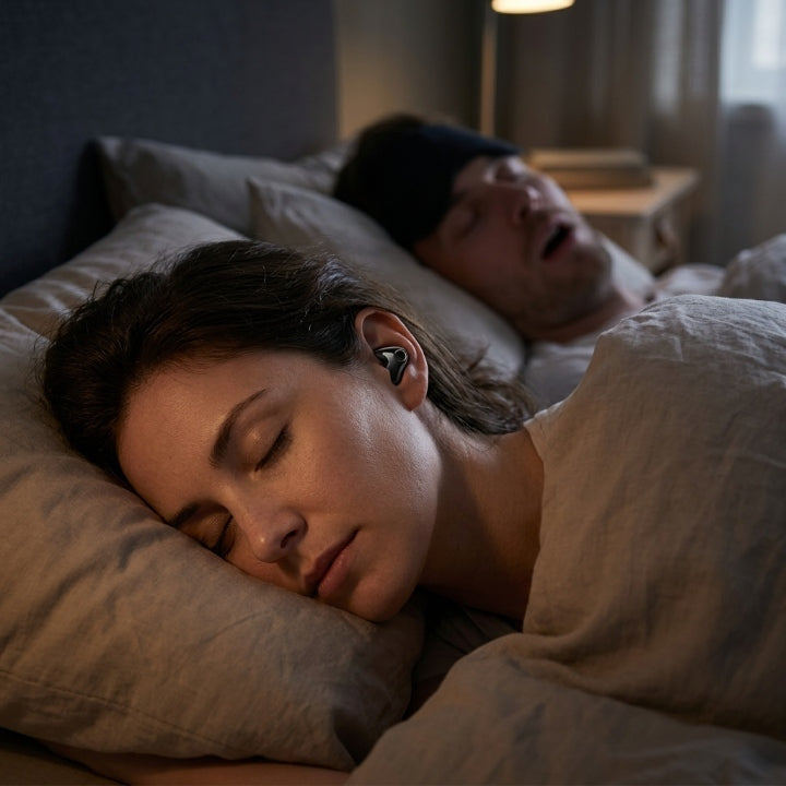 In-Ear Sleep Headphones with Noise Cancellation