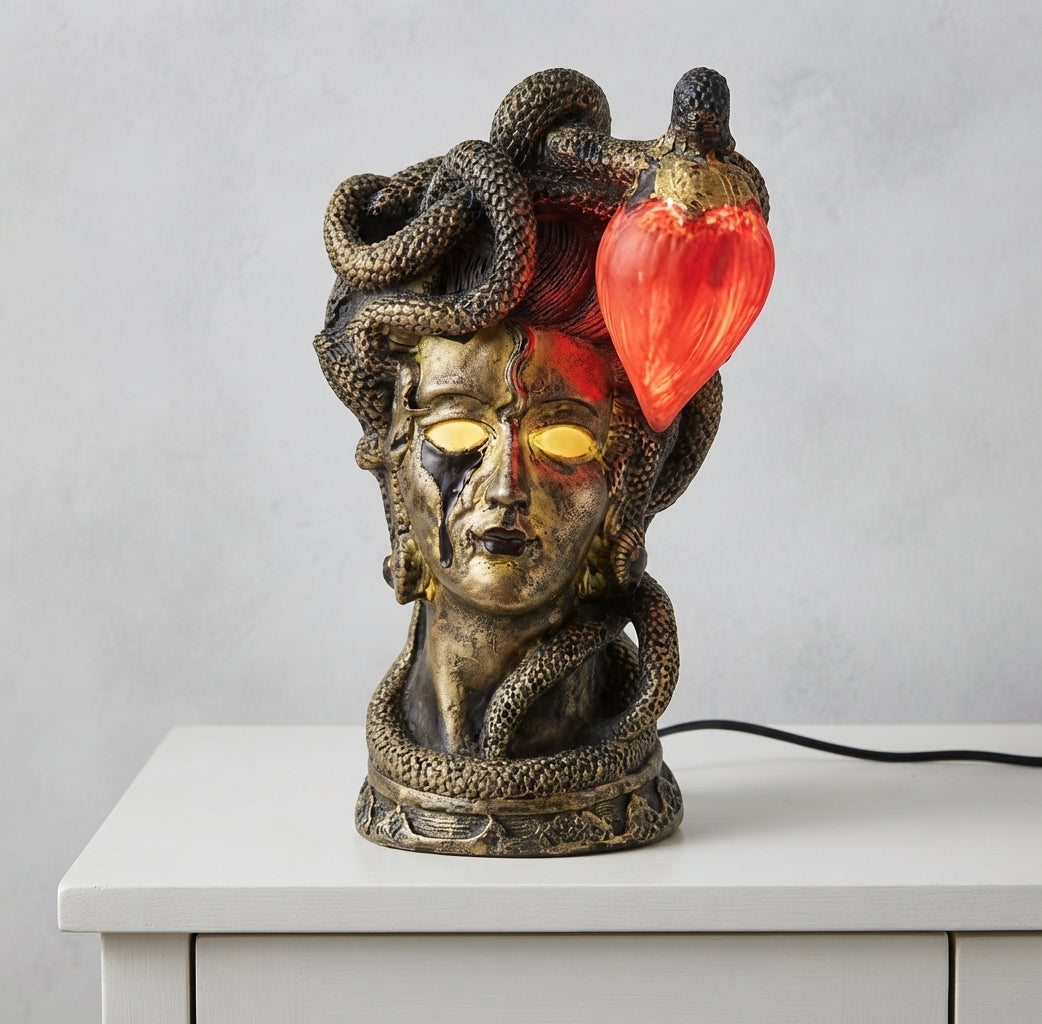 Medusa-Tischlampe mit LED-Beleuchtung