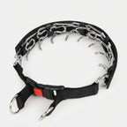 Hundetraining Halsband mit Schnellverschluss und Chromkette