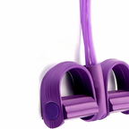 Full-Body Sit-Up Trainer with Resistance Band and Foot Pedals