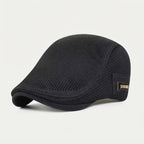Men's Flat Cap with Mesh Ventilation – Cool & Adjustable