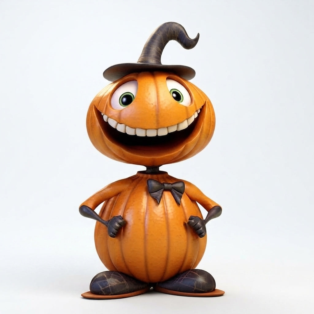 Kürbis-Figur für Garten und Zuhause – Herbstdeko