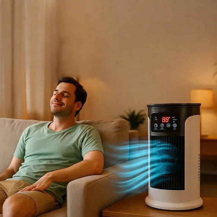 Tragbare Klimaanlage mit Ventilator- und Swing-Funktion