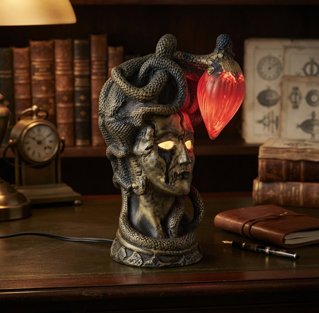 Medusa-Tischlampe mit LED-Beleuchtung