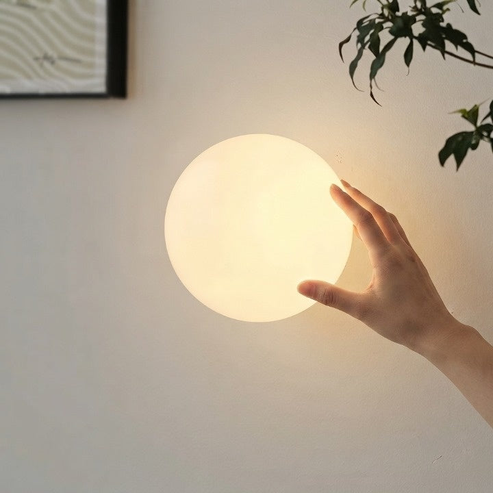 Wall Lamp Glass Sphere Modern – Minimalist Wall Light