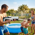 Electric Water Gun 1L Tank — Fully Automatic, 10m Range, Lithium Battery