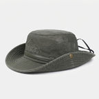 Outdoor-Sonnenhut mit verstellbaren Riemen und breiter Krempe