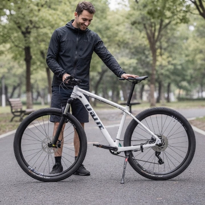 Fahrradständer höhenverstellbar 32,7-37,8 cm – Aluminium, universell passend
