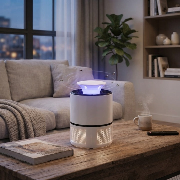 LED Insektenfalle mit UV-Licht – Leiser Mückenfänger