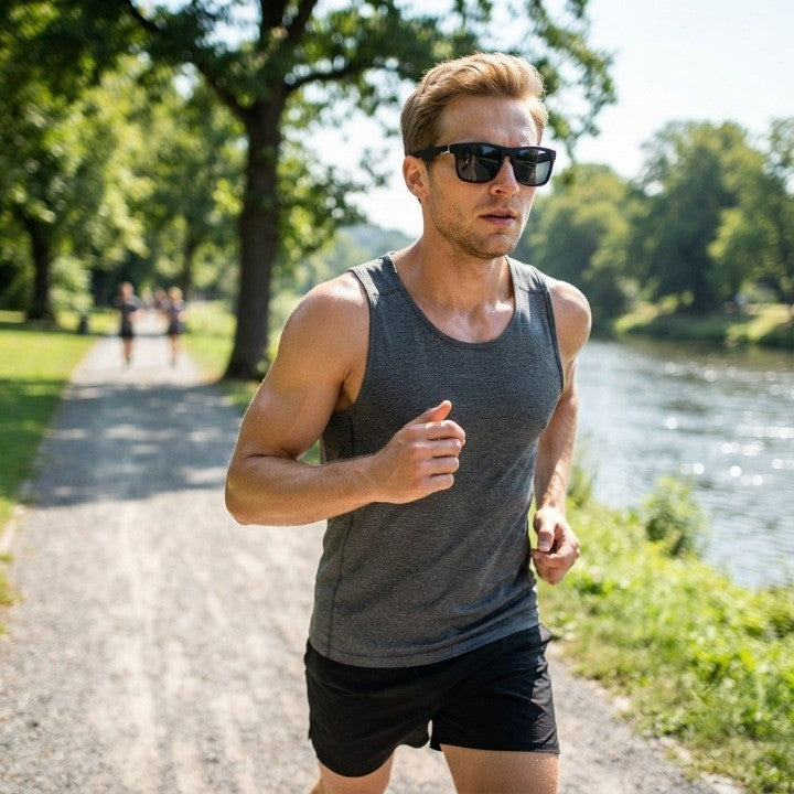 Polarized sunglasses with UV400 protection